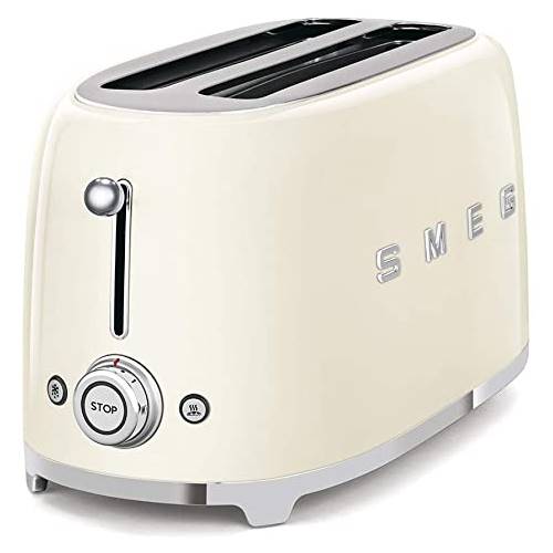 TOSTADOR SMEG TSF01CREU CREMA 2 REBANAS